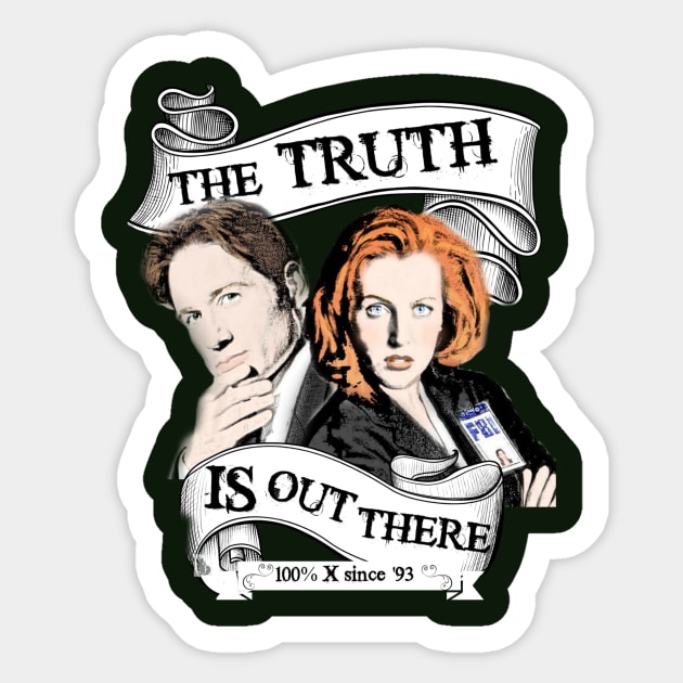 The Truth Is Out There Sticker by RabbitWithFangs